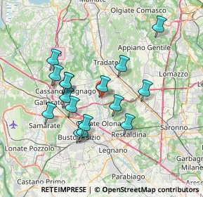 Mappa 21050 Gorla maggiore VA, Italia (6.515)