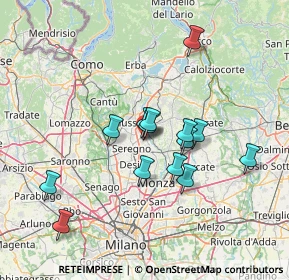 Mappa Via Cristoforo Colombo, 20841 Carate Brianza MB, Italia (12.03929)