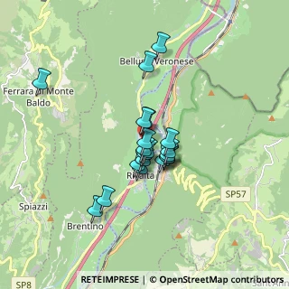 Mappa A22 Brennero - Modena, 37020 Brentino Belluno VR, Italia (1.225)