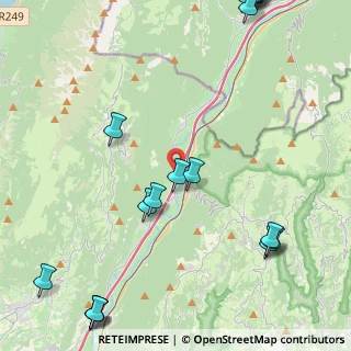 Mappa A22 Brennero - Modena, 37020 Brentino Belluno VR, Italia (6.697)