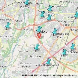 Mappa Via Giuseppe Mazzini, 24048 Treviolo BG, Italia (2.75833)