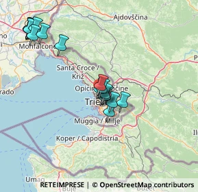 Mappa Via Ovidio, 34135 Trieste TS, Italia (15.92895)