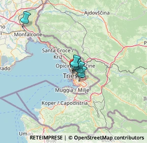Mappa Via Ovidio, 34135 Trieste TS, Italia (40.80625)