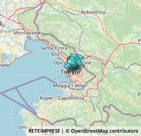 Mappa Via Ovidio, 34135 Trieste TS, Italia (25.56231)