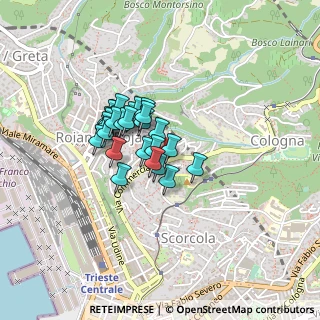 Mappa Via Ovidio, 34135 Trieste TS, Italia (0.28519)