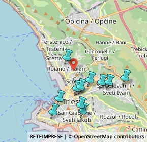 Mappa Via Ovidio, 34135 Trieste TS, Italia (1.795)
