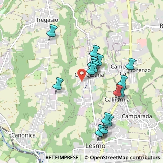 Mappa Via Don Carlo Gnocchi, 20856 Correzzana MB, Italia (0.8765)