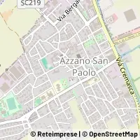 Kaart Azzano San Paolo