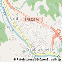 지도 Sabbio Chiese