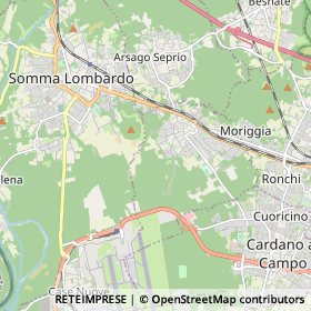 Mappa Cardano al Campo