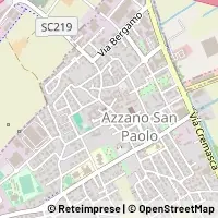 Map Azzano San Paolo