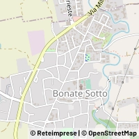 Mapa Bonate Sotto