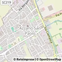 Mapa Azzano San Paolo