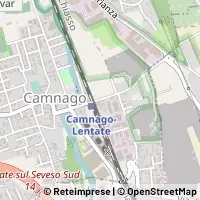 Hartă Lentate sul Seveso