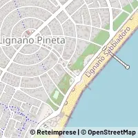 Kaart Lignano Sabbiadoro