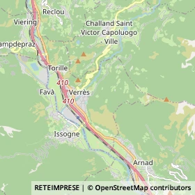 Mappa Verrès