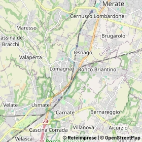 Mappa Osnago