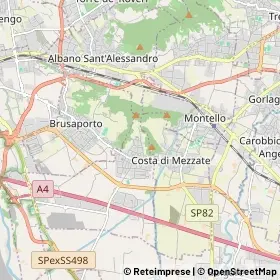 Mappa Costa di Mezzate