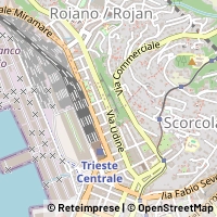 Mapa Trieste