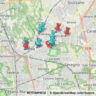 Mappa Via del Lavoro, 20821 Meda MB, Italia (1.26545)