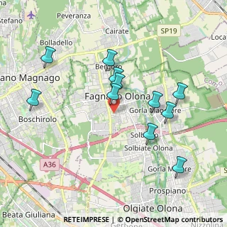 Mappa Via Torquato Tasso, 21054 Fagnano Olona VA, Italia (1.87182)