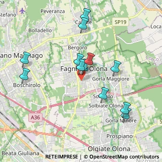 Mappa Via Torquato Tasso, 21054 Fagnano Olona VA, Italia (1.9275)