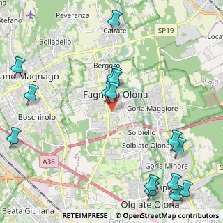 Mappa Via Torquato Tasso, 21054 Fagnano Olona VA, Italia (2.82933)