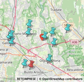 Mappa Via Torquato Tasso, 21054 Fagnano Olona VA, Italia (4.12)