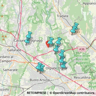 Mappa Via Torquato Tasso, 21054 Fagnano Olona VA, Italia (3.5375)
