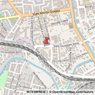 Mappa Viale Giuseppe Verdi, 21, 31100 Treviso, Treviso (Veneto)