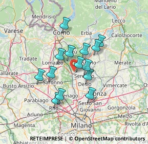 Mappa Via Nazario Sauro, 20821 Meda MB, Italia (10.49214)