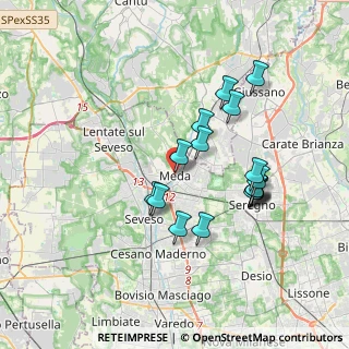 Mappa Piazza Municipio, 20821 Meda MB, Italia (3.28)