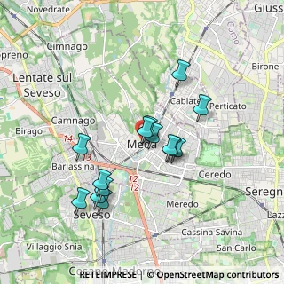 Mappa Piazza Municipio, 20821 Meda MB, Italia (1.55857)