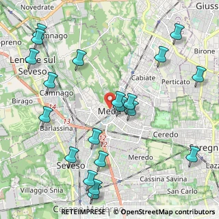 Mappa Via Edmondo de Amicis, 20821 Meda MB, Italia (2.579)