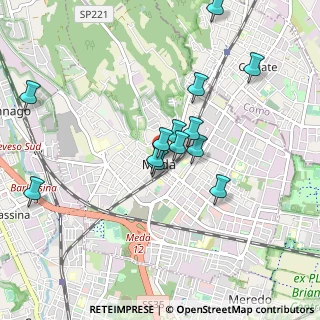 Mappa Via Edmondo de Amicis, 20821 Meda MB, Italia (0.83231)