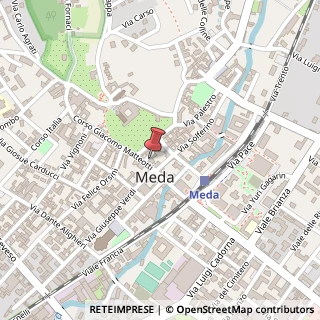 Mappa Via Scultori Fantoni, 20, 20821 Meda, Monza e Brianza (Lombardia)