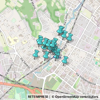 Mappa Via Edmondo de Amicis, 20821 Meda MB, Italia (0.223)