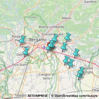 Mappa Via A. Maj, 24050 Grassobbio BG, Italia (6.85154)