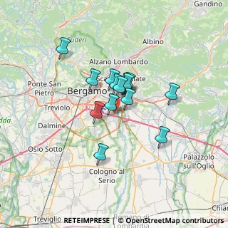 Mappa Via A. Maj, 24050 Grassobbio BG, Italia (4.64143)