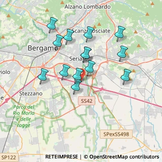 Mappa Via A. Maj, 24050 Grassobbio BG, Italia (3.30143)