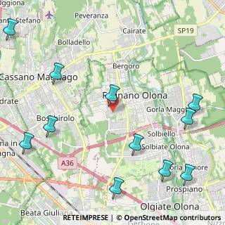 Mappa Via Arrigo Boito, 21054 Fagnano Olona VA, Italia (2.92364)