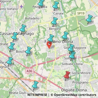 Mappa Via Arrigo Boito, 21054 Fagnano Olona VA, Italia (2.73333)