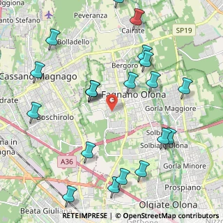Mappa Via Arrigo Boito, 21054 Fagnano Olona VA, Italia (2.464)