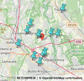 Mappa Via Arrigo Boito, 21054 Fagnano Olona VA, Italia (3.24833)