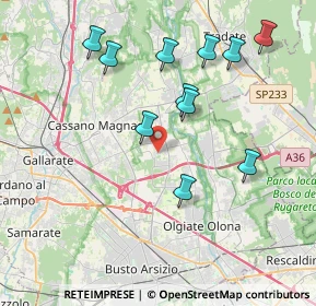 Mappa Via Arrigo Boito, 21054 Fagnano Olona VA, Italia (3.91909)