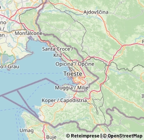 Mappa 34135 Trieste TS, Italia (3.94444)