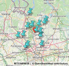 Mappa Corso Giacomo Matteotti, 20821 Meda MB, Italia (10.48)