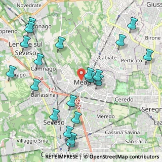 Mappa Corso Giacomo Matteotti, 20821 Meda MB, Italia (2.5755)