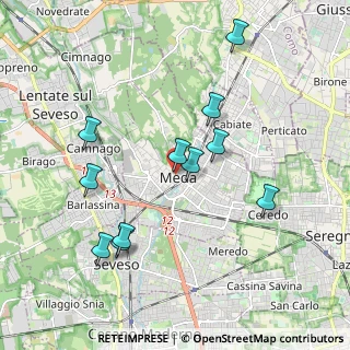 Mappa Corso Giacomo Matteotti, 20821 Meda MB, Italia (1.89455)