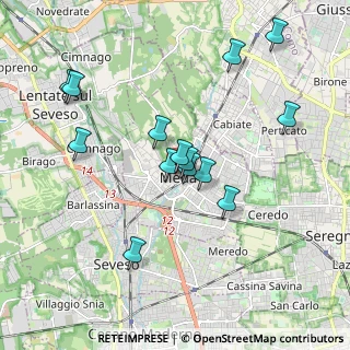 Mappa Corso Giacomo Matteotti, 20821 Meda MB, Italia (1.76429)